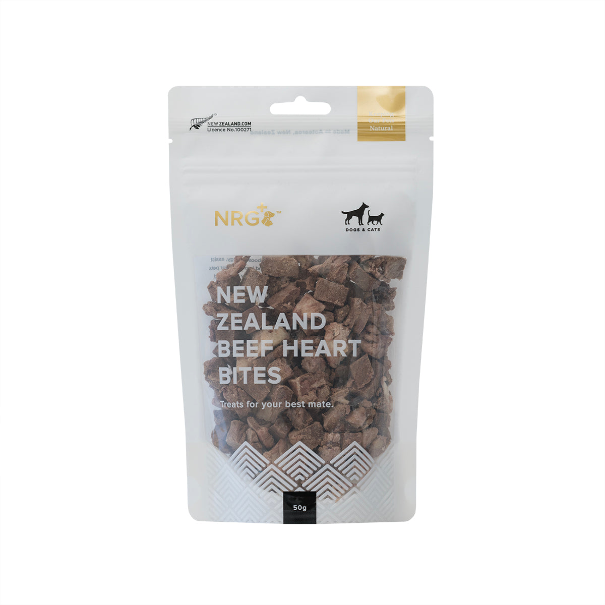 front pack image of Freeze Dried Beef Heart Treats