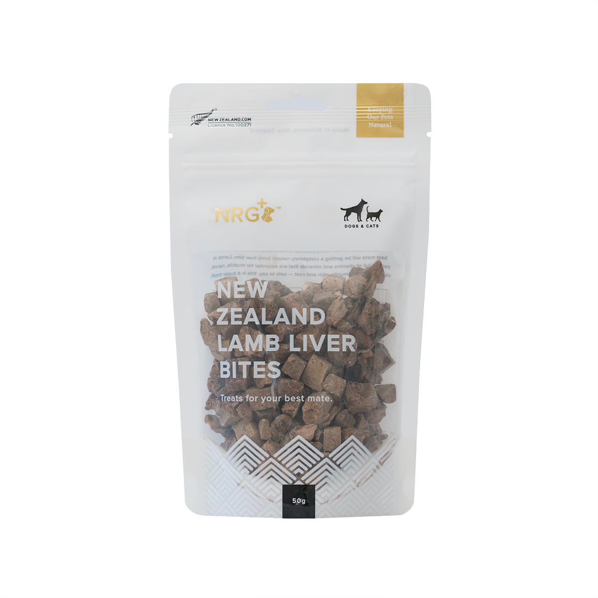 front pack shot of Freeze Dried Lamb Liver Treats
